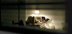 Rachel Brosnahan lets her heavy milkers swing in this scene