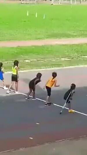 When the competition is a leg above you.