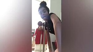 Latina teen twerking