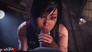 Faith gets a facial,