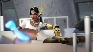 Symmetra w/ a dildo,