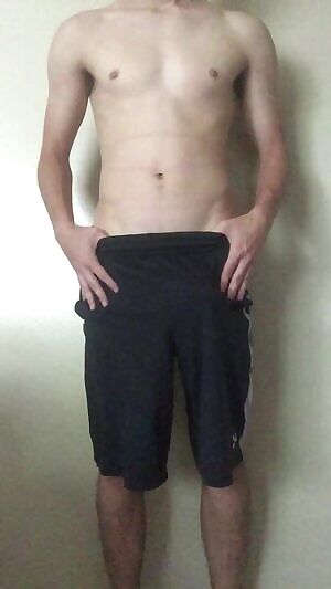 Just causally pulling my shorts down