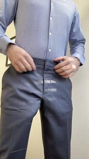 I couldn't wait to get out of this monkey suit.