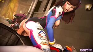 D.Va Riding Soldier: 76