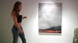 dani stripping and bathing