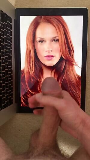 Amanda Righetti’s face looks better covered in my cum!