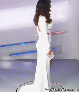 Chiquinquirá Delgado - White evening gown
