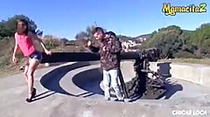 Latina Big Booty Hardcore sex In Public Place