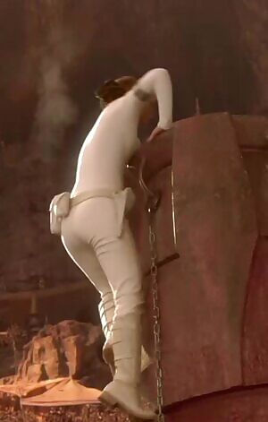 Climbing backplot from Attack of the Clones