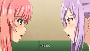 Lesbian Hentai Animation Horny Kissing NSFW