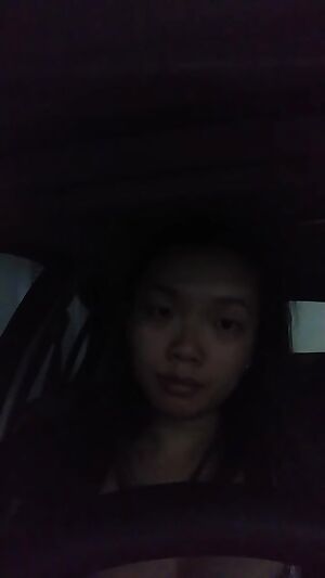 In the parking garage