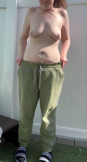 Public Nudity Curvy Hairy Outdoor Pale