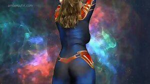 Even in that Captain Marvel Suit