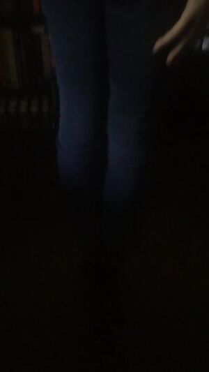 Let me know how long it takes to get hard watching me take of my jeans and shake my ass:)