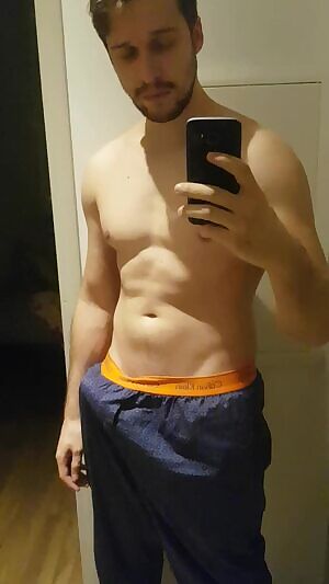 Help me out of those pajamas ?