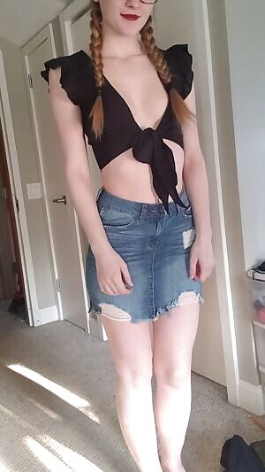 Oops my shirt untied