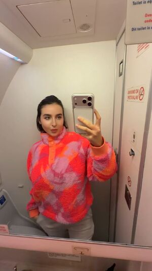 Revealing in the airplane