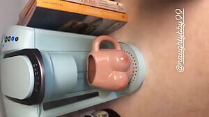 Naked coffee making in the morning.. the only way to do it ;)