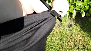 When the sun's out, i whip my cock out