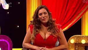 Kelly Brook is dressed for the game