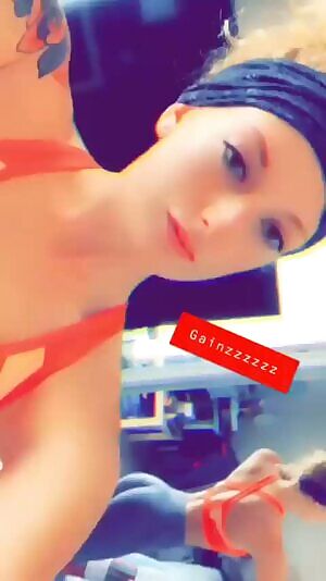 My friend Madison has been working hard in the gym