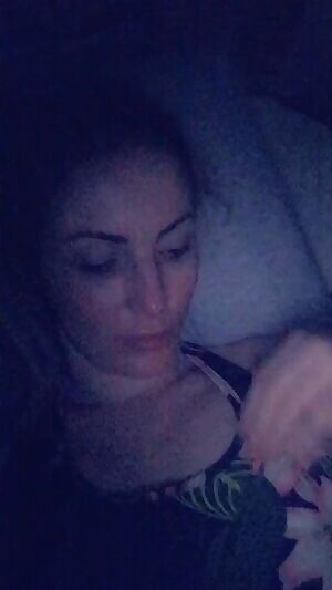 Goodnight titties in bed.