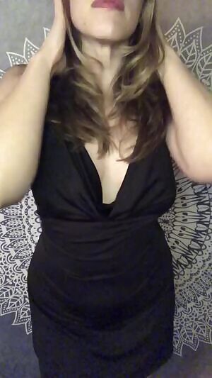 Kisses are better in a little black dress