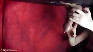 kitty milks him for all he's got