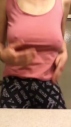 See-through nipples plus a drop