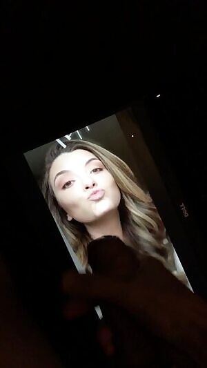 Covered her face up.