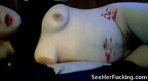 a little self play: red wax, red lipstick