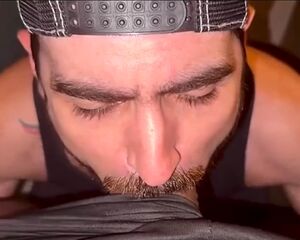 Monster Dick Blowjob Close Up Gay