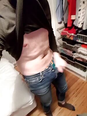 Theres nothing better than peeling of your clothes after a long day of work