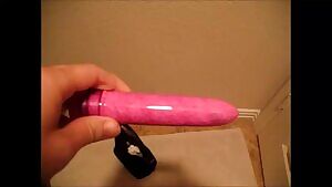 Small purse requires a small vibrator when visiting friends.