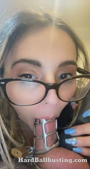 Chastity Blowjob CBT Femdom