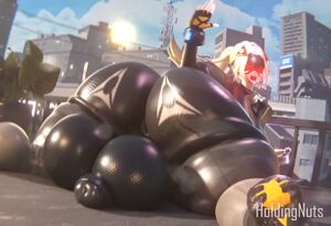 Futa Milking Big Balls Booty Futanari