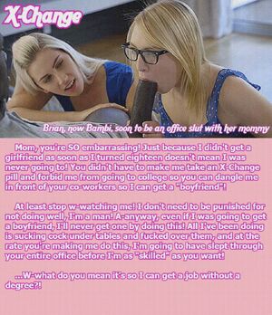 X-Change BBC Blacked Blonde Blowjob