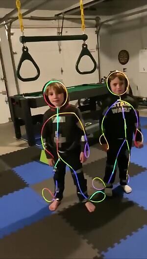 I would argue this kid has a very confused boner.