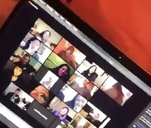 Filipina friend started twerking in a ZOOM call