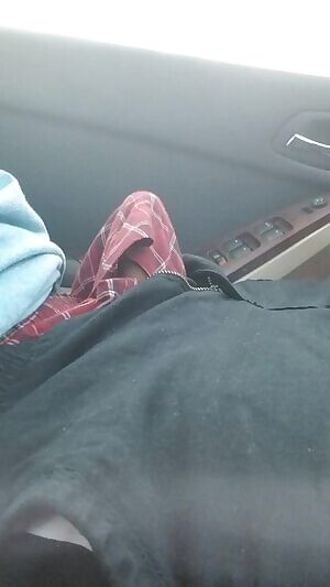 Early morning whip out while waiting on the train to end