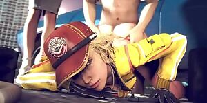 Cindy face down and ass up