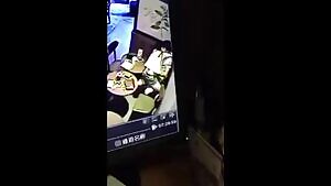 chilling in the cafe