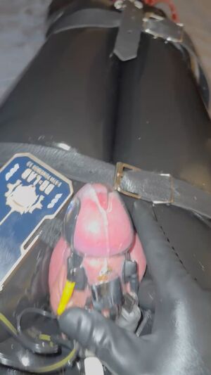 Shiny Bondage Chastity Cum Cumshot