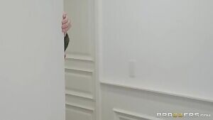 Busty Australian Milf Aubrey Black forces Jordi to lick her pussy