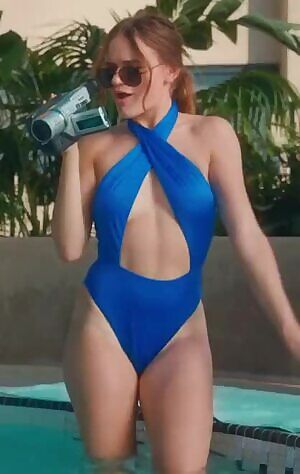 Joey King's sexy body in a swimsuit.