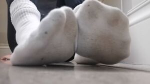 Thigh Socks Dirty Feet Foot Leggings