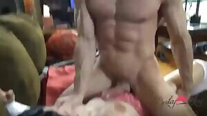 Riding Bailey's cock