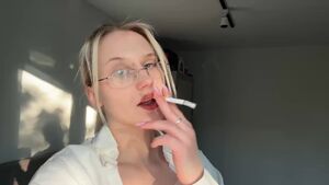 Utah Baddies Blonde Cute Glasses Homemade