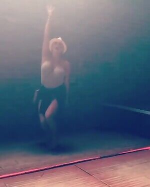 Joy Taylor's top doing its best to handle the gals