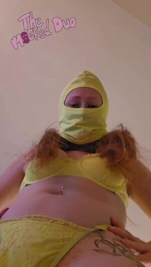 Giantess IRL Amateur Cute Lingerie Mask